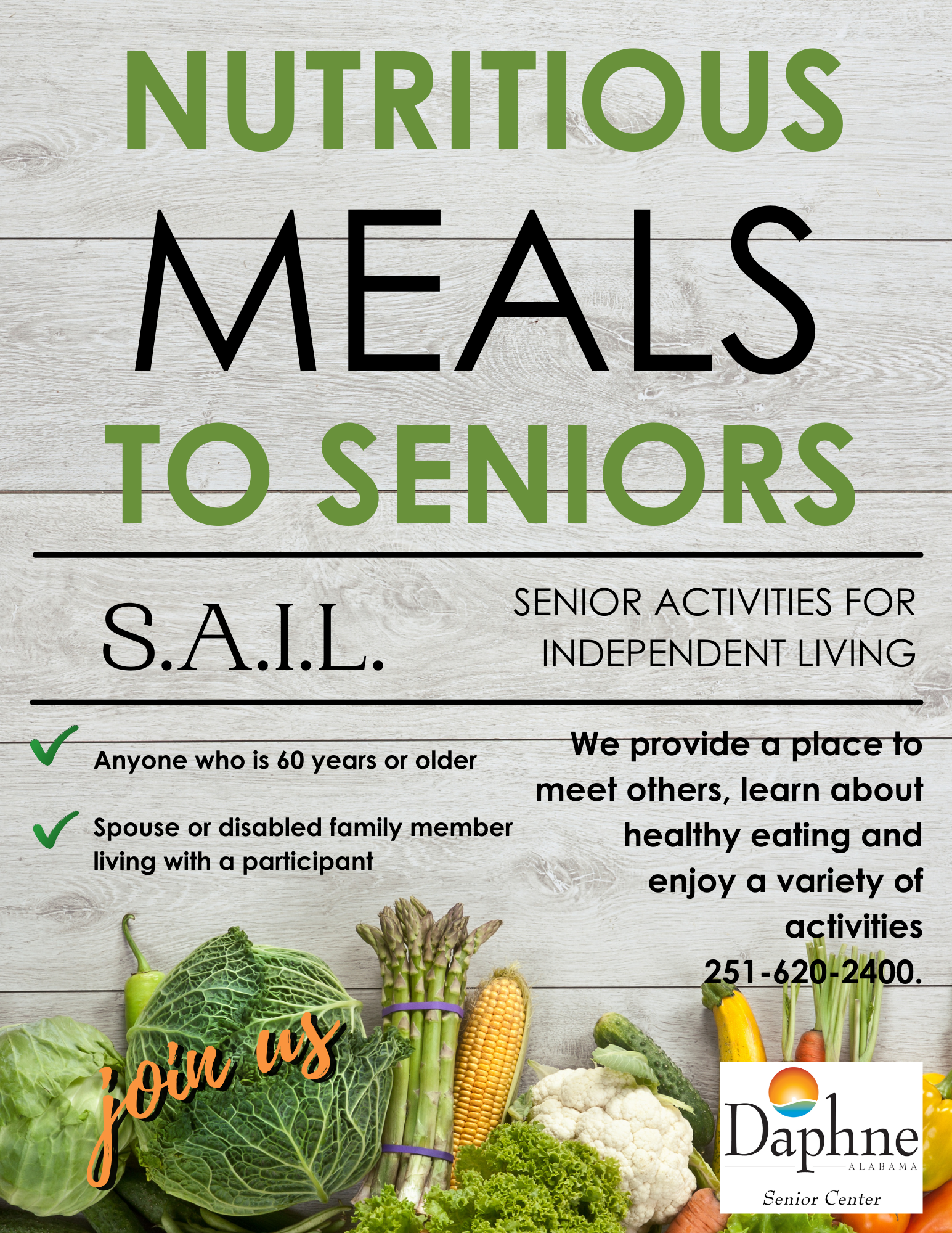 SAIL site program flyer